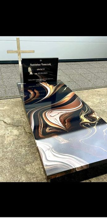 Tani Nagrobek, pomnik plus krzyż ze stali 3299 zł montaż oraz dostawą!