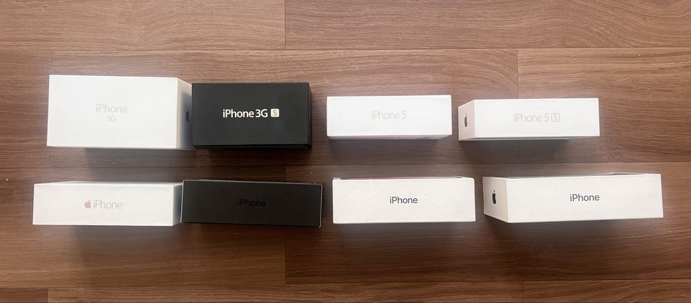 Caixas iPhone originais coleção