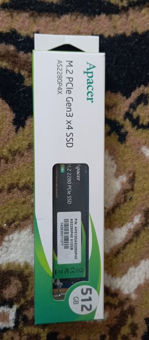 SSD Apacer AS2280P4X 2280 PCIe 3.0 x4 NVMe 1.3 512GB