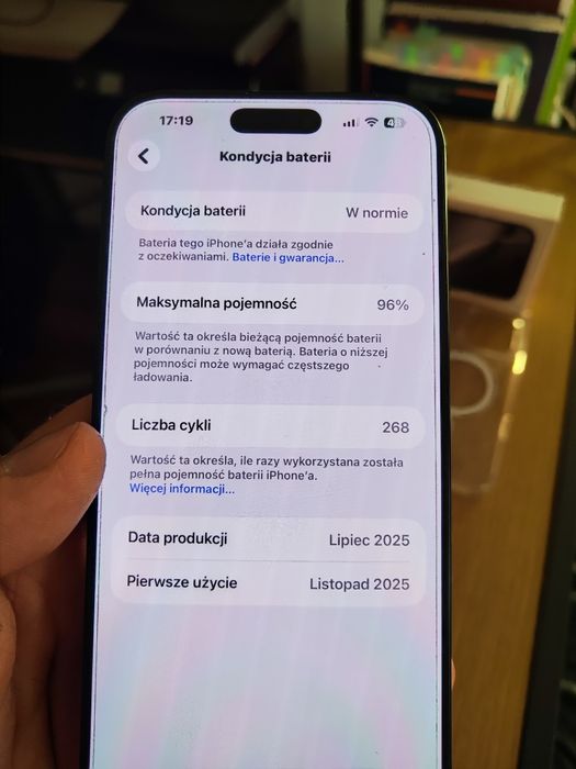 iPhone 16 pro Max gwarancja do 11.2027