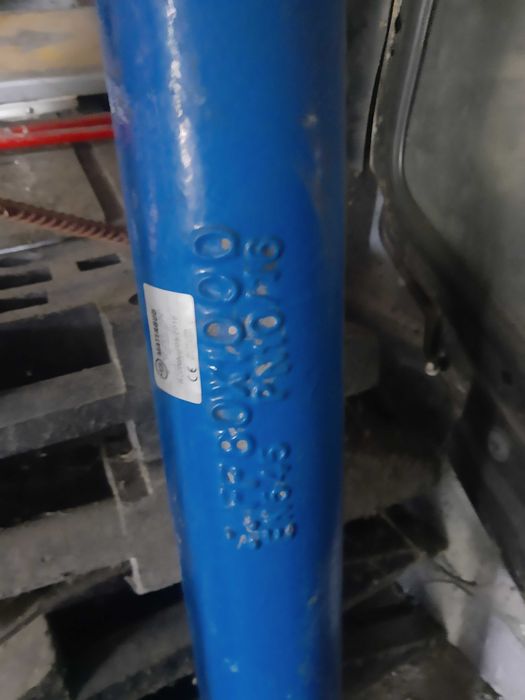 Króciec dwukolnierzowy FF 80x 1000 4 szt