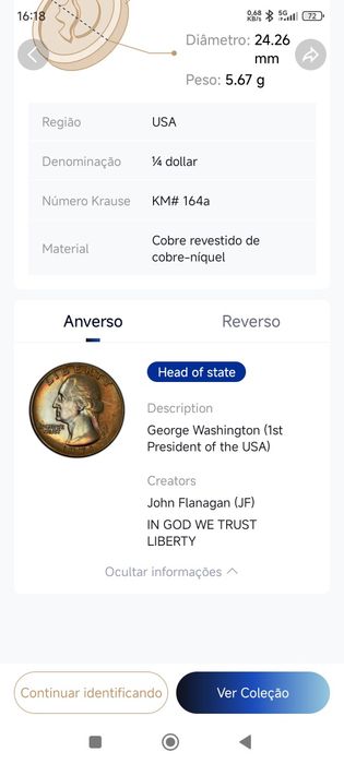 Moedas antigas usa
