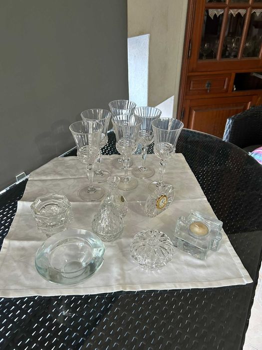 Conjunto de decoração de cristal/vidro