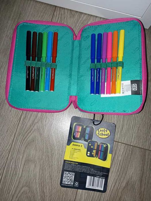 Nowy piórnik CoolPack dwukomorowy