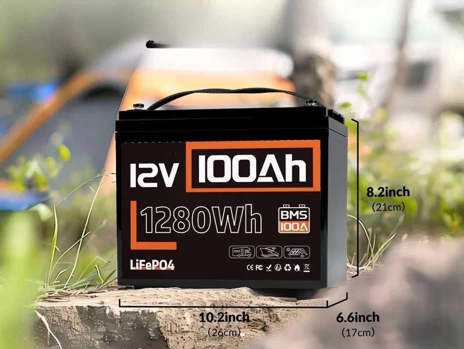 LifePo4 12V 100 Ah (1280Wh) Аккумулятор батарея
