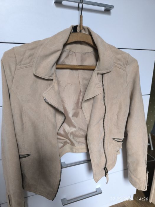 Sprzed kurtkę katana  imitacja zamszuh&m