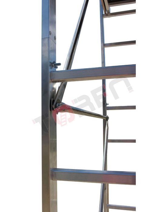 Rusztowanie aluminiowe Faraone przejezdne AK400 wysokość 5m