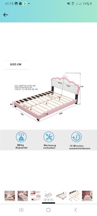 Cama infantil menina