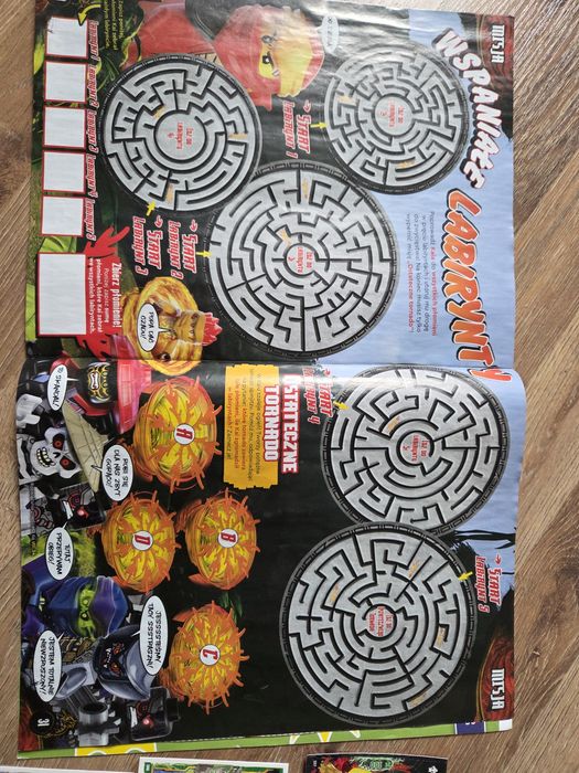 Zestaw kart i komiksu Lego Ninjago