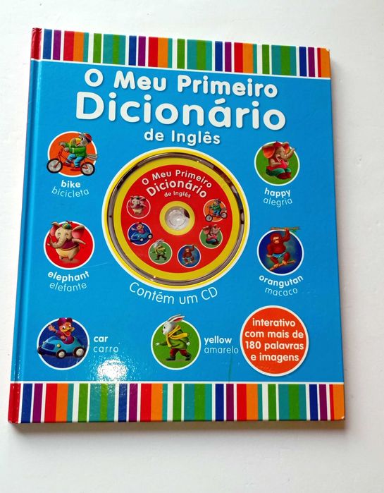 O Meu Primeiro  Dicionário de Inglês - Livro + Cd