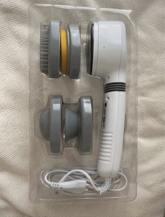 Lampa z masażerem i światłem podczerwonym