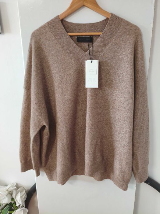 Nowy sweter wełniany Zara