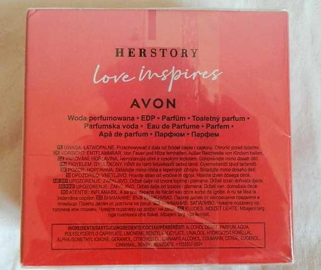 Avon HerStory Love Inspires, woda perfumowana 50 ml