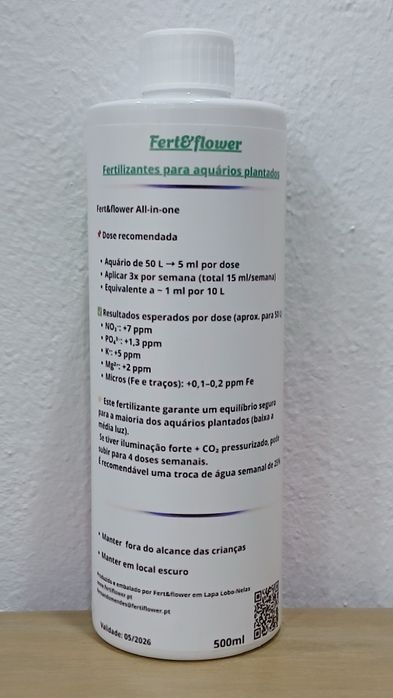 Fertilização para aquario plantado