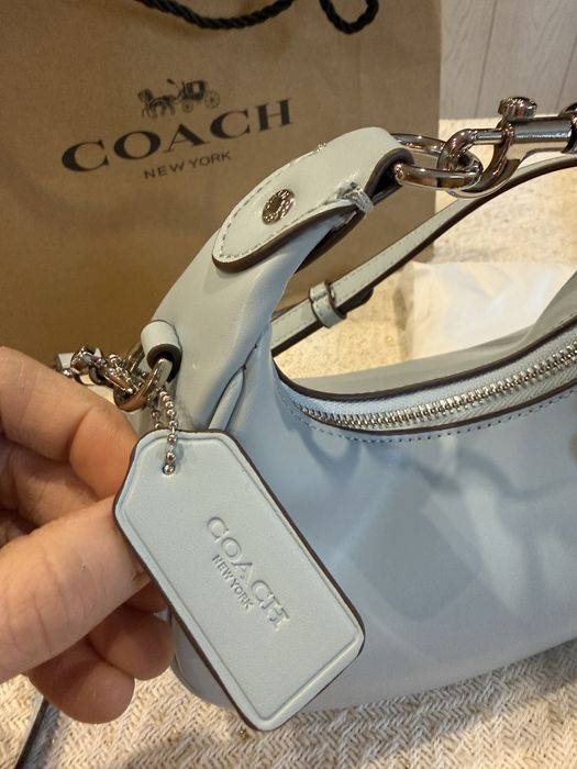 Coach Bolsa Jonie blękitna torebka hit!!!
