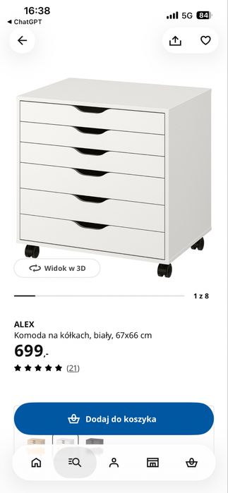 Komoda ikea Alex