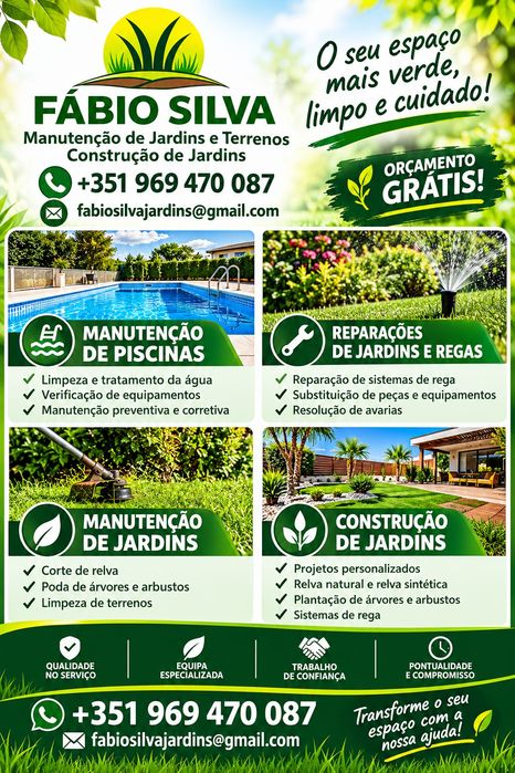 Trabalhos de jardinagem