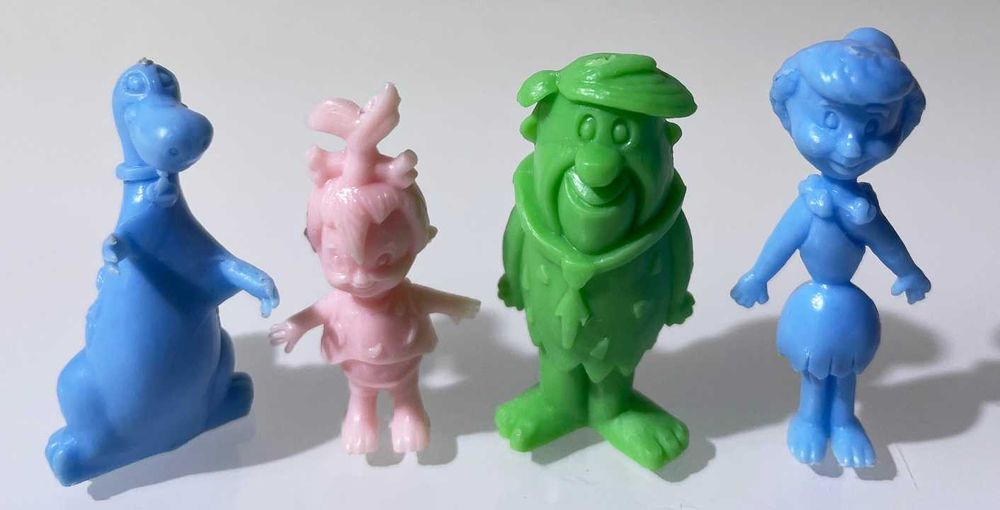 Antiga Coleção ~ ”OS FLINTSTONES” ~ 9 Monocromáticos Dunkin 1967
