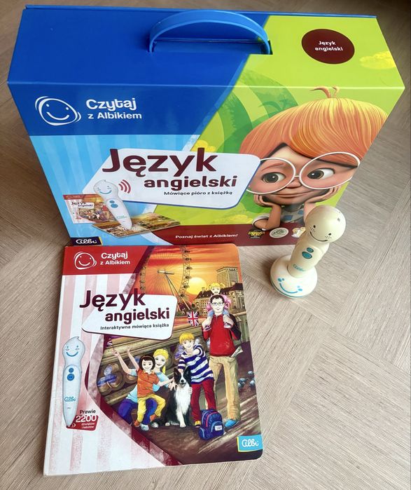 Zestaw albik z książką język angielski czytam z albikiem