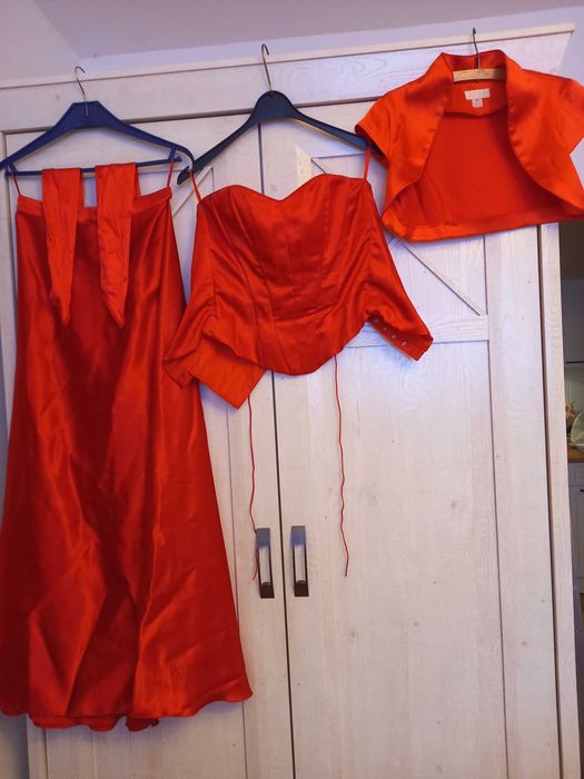 Suknia komplet, sywester, wesele inne okazje