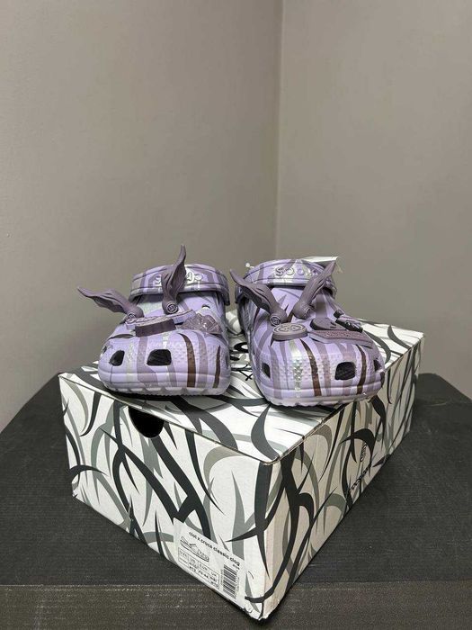 Крокси Crocs x CLOT purple premium