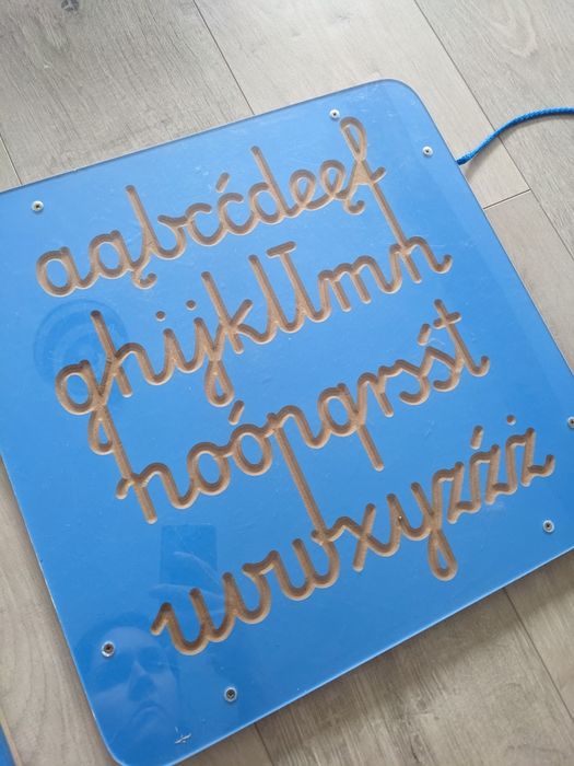 Komplet tablic litery cyfry Montessori