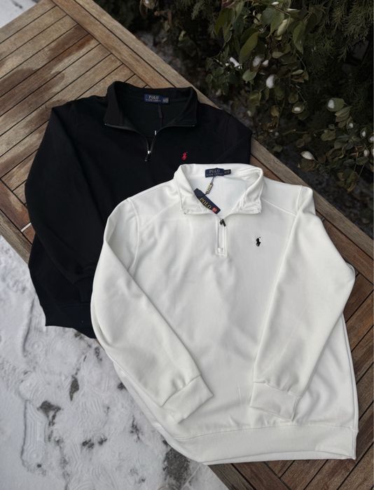 ‼️НОВИНКА‼️Мужская кофта зип свитшот 1/3 поло Polo Ralph Lauren