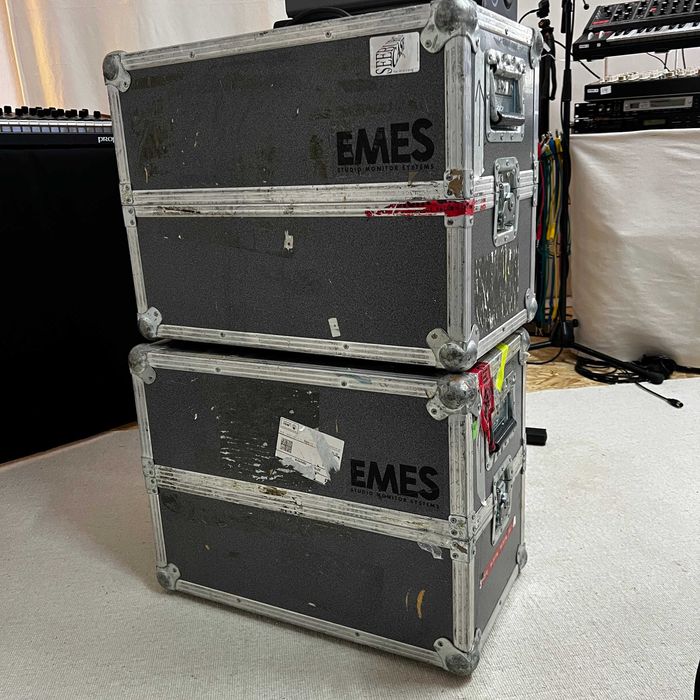 2X EMES Blue Studio Speakers Active