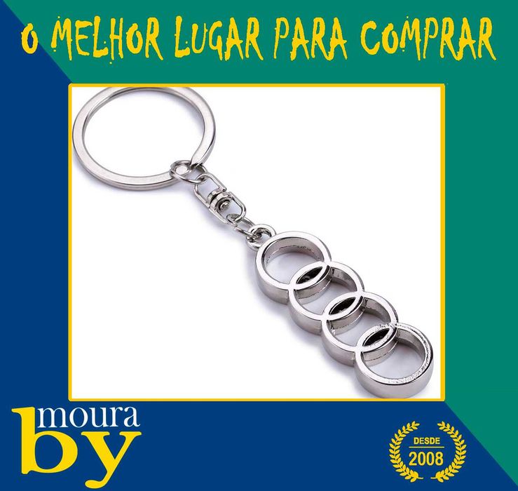 Porta chaves audi e s-line metálico vários modelos
