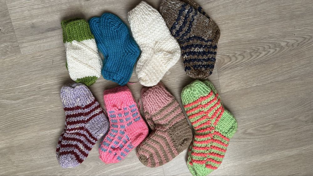 Носки шерстяні ДИТЯЧІ Ручна робота