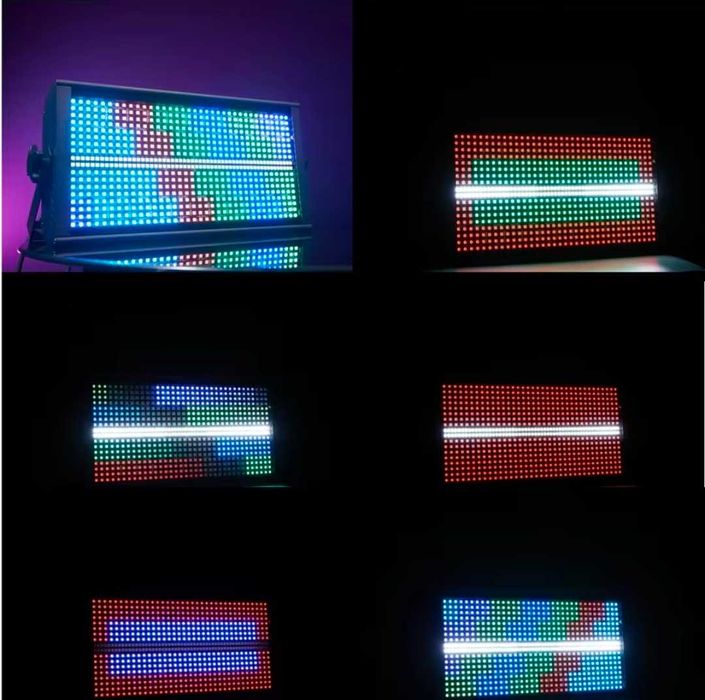 2 шт. 200W LED RGBW стробоскопи