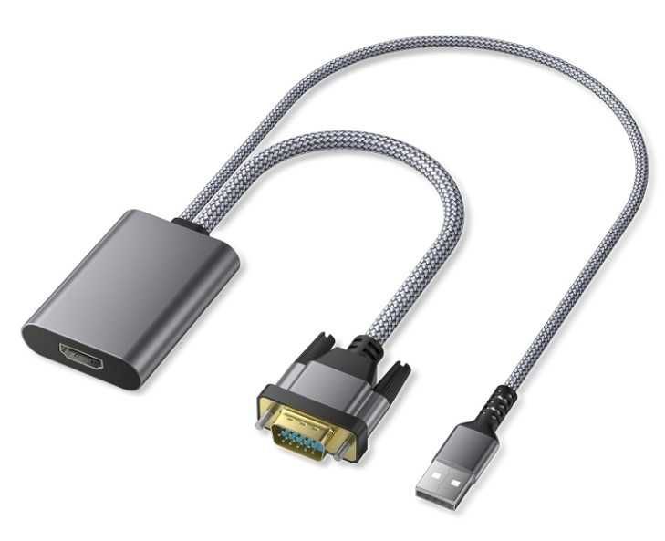 Konwerter VGA do HDMI 1080P z Audio Elebase