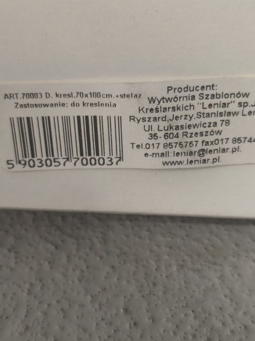 Stół kreślarski 70x100