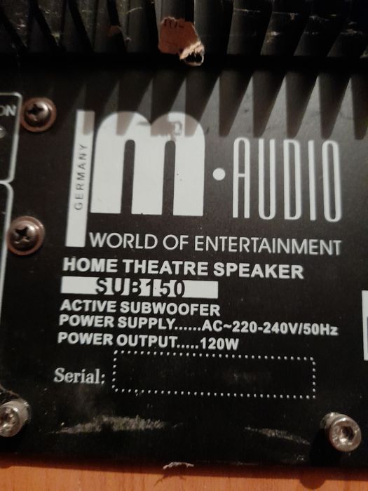 Subufer m-audio uzywany