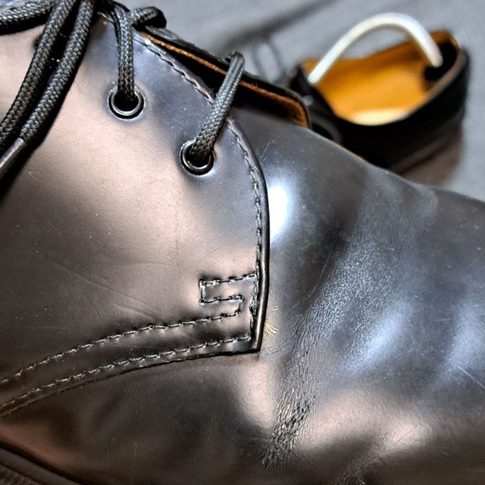 Dr Martens × rick owens lather shoes