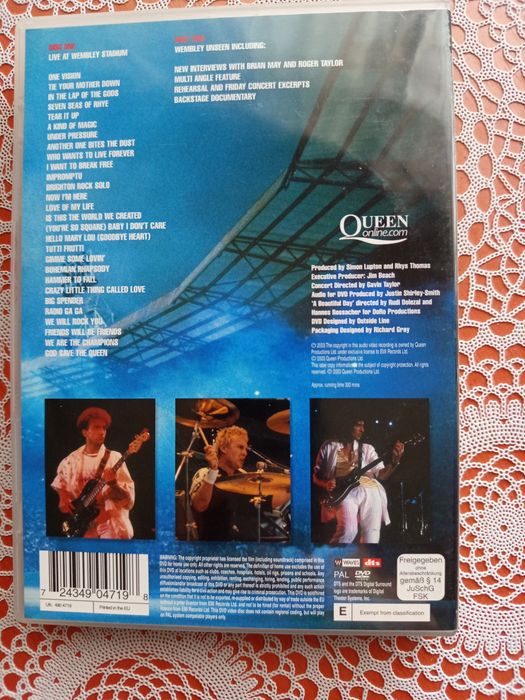 DVD Queen Live st Wembley Stadium