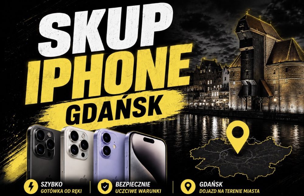 SKUP IPHONE GDAŃSK sprawne i uszkodzone!