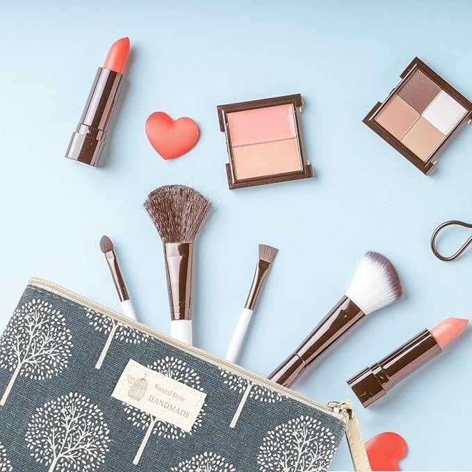 Kosmetyczka z płótna żaglowego, wielofunkcyjna podróżna kosmetyczka