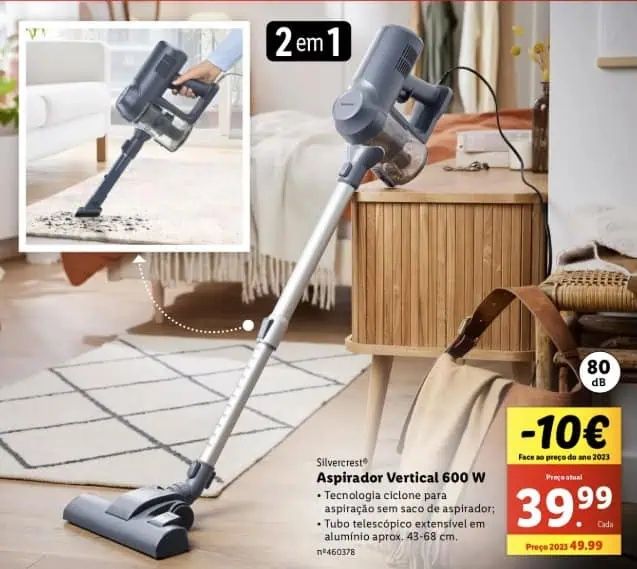 Aspirador Silvercrest com fio