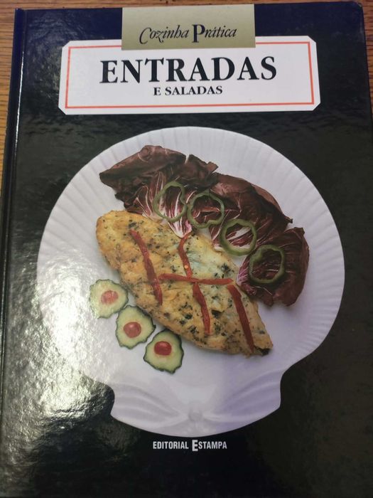 3 livro de receitas Cozinha Prática: Sopas e Purés,Legumes e Hortaliças e Entradas e Saladas