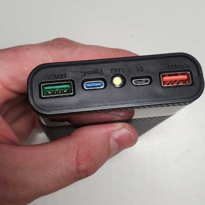 Корпус для повербанк 4×18650 5В 9В 12В быстрая зарядка QC PD: 545 грн ...