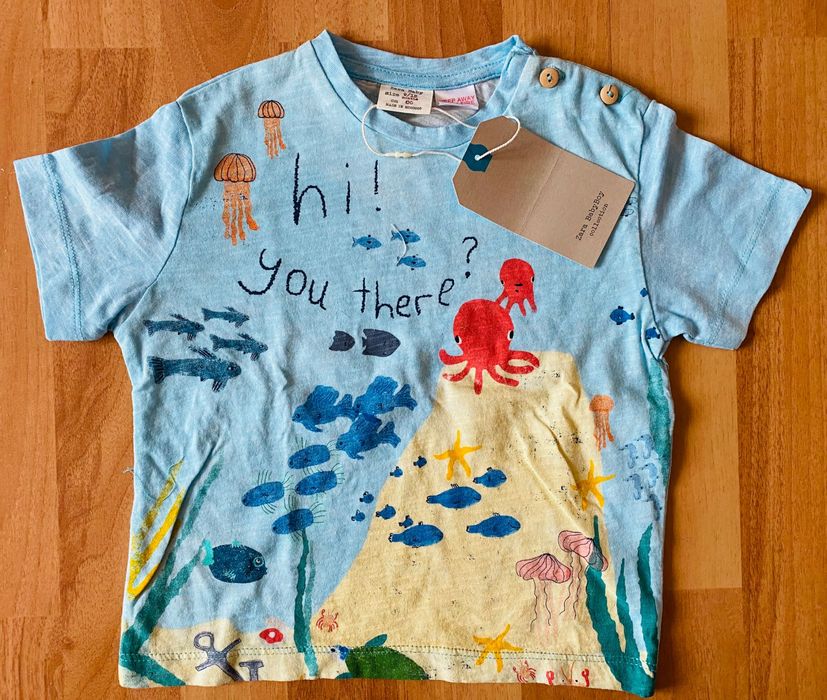 Koszulka ZARA NOWA, rozmiar 80