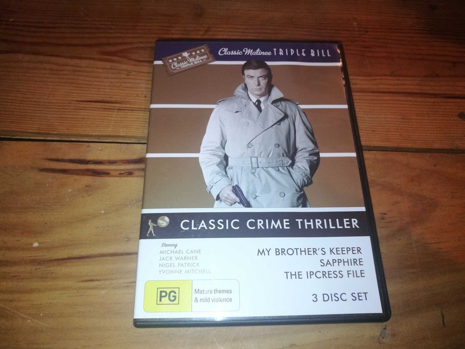 My Brothers's.../Sapphire/The Ipcress File/ (áudio ing) 3XDVD