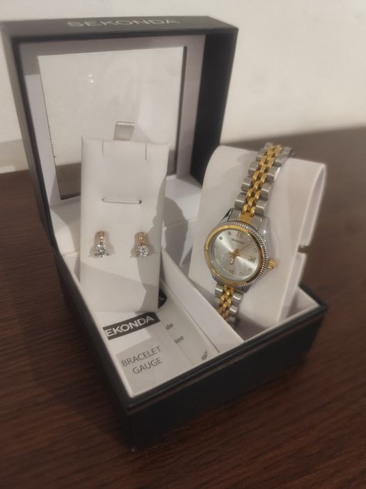 Relógio Sekonda Novo (+ Brincos)