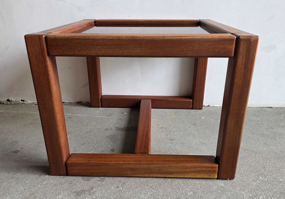 Stolik kawowy Mid-Century Modern,lite drewno.Lata 60
