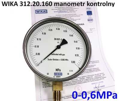 Manometr kontrolny