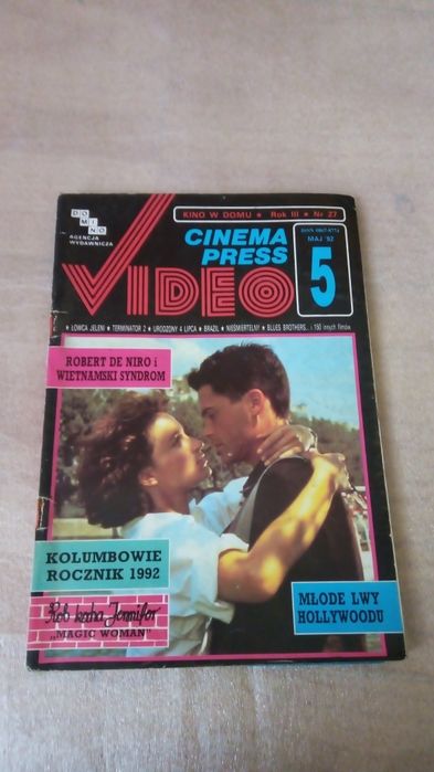 Czasopismo Cinema press video nr. 27 maj 1992 r.