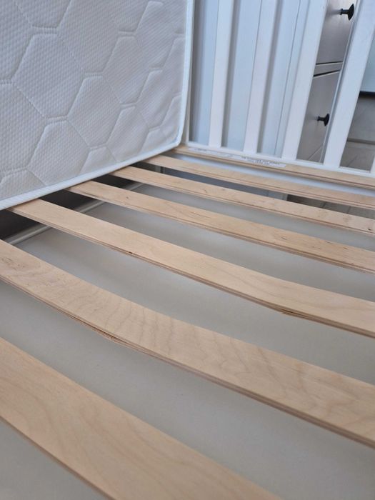 Łóżeczko niemowlęce Woodies + szuflada + materac + gratisy