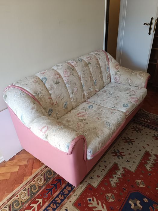 Sofá cama 2 lugares tecido