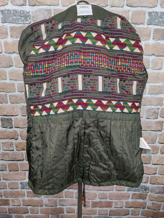 Only fajna zimowa zielona kurtka damska rozm s